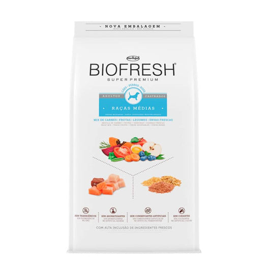 BIOFRESH PERRO ADULTO RAZA MEDIANA CASTRADO 3 KG