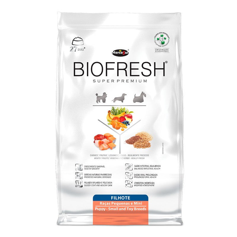 BIOFRESH PERRO CACHORRO RAZA PEQUEÑA MINI 3KG