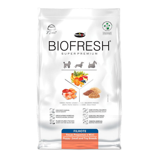 BIOFRESH PERRO CACHORRO RAZA PEQUEÑA MINI 3KG