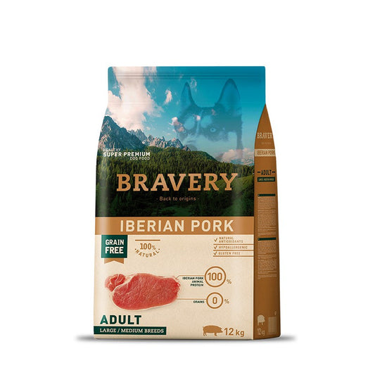 BRAVERY - IBERIAN PORK ADULT LARGE/MEDIUM BREEDS