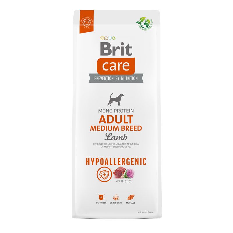 BRIT CARE DOG HYPOALLERGENIC ADULTO MEDIUM BREED LAMB