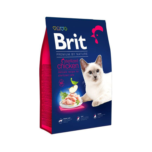 Brit Premium by Nature Pollo para Gatos Esterilizados 1.5 kg