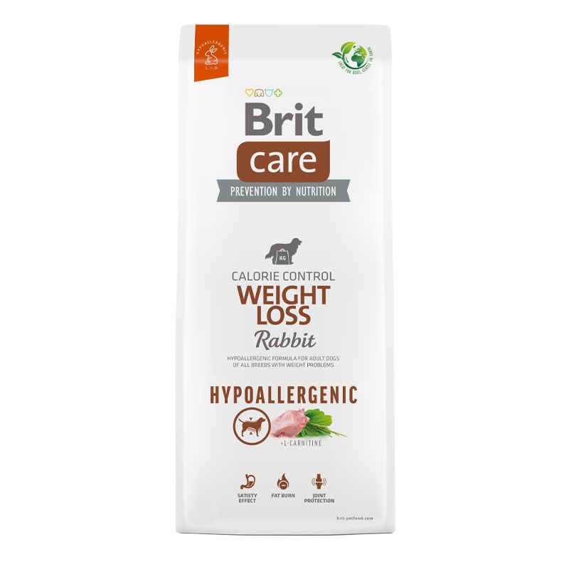 BRIT CARE DOG HYPOALLERGENIC WEIGHT LOSS RABBIT