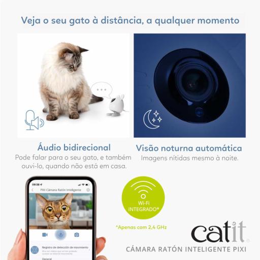 Catit PIXI Cámara Ratón Inteligente