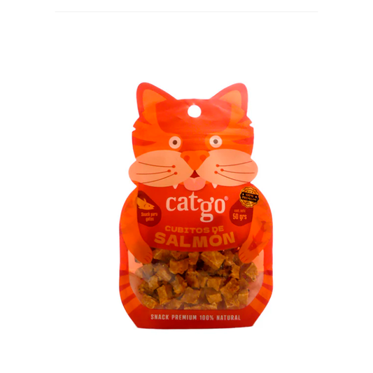 CatGO CUBOS DE SALMON 50 GRS