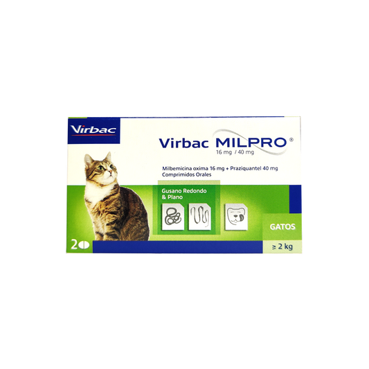 Milpro Antiparasitarios Gatos Mas de 2 kilos
