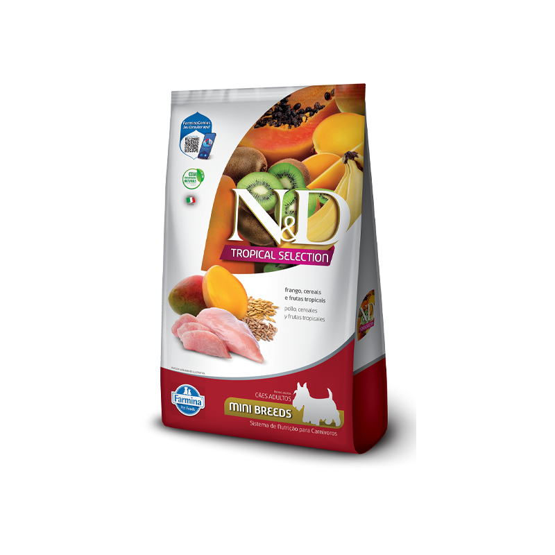 N&D TROPICAL CANINO ADULTO POLLO MINI 2,5K