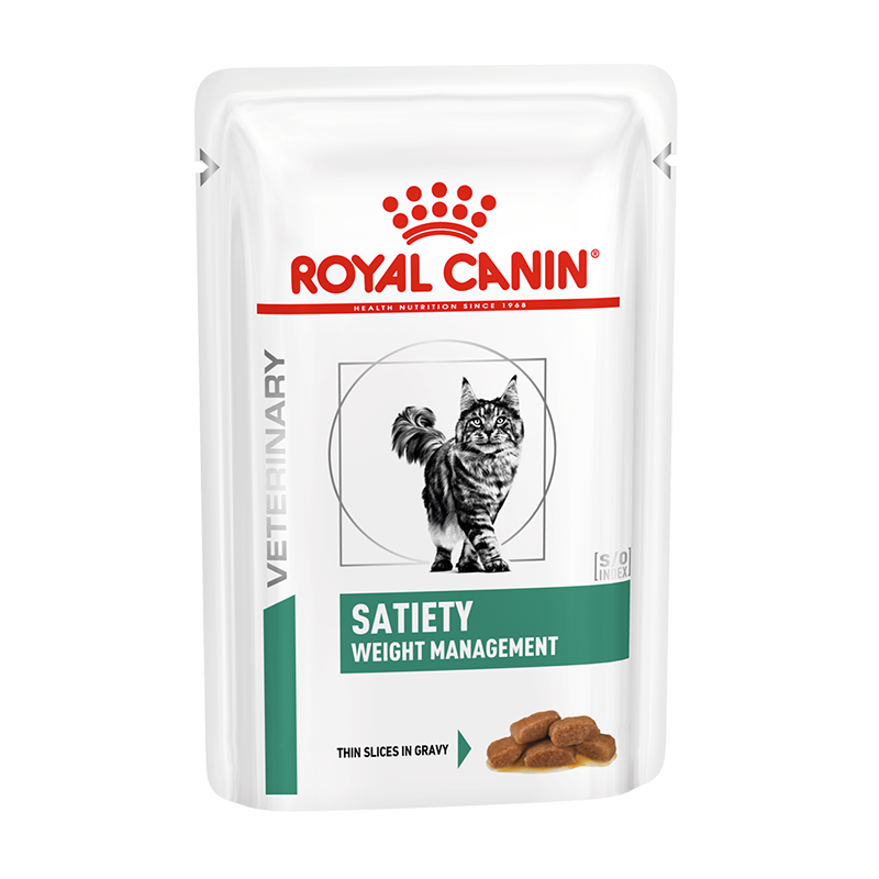 Royal Canin Satiety Weight Management Pouch Gato