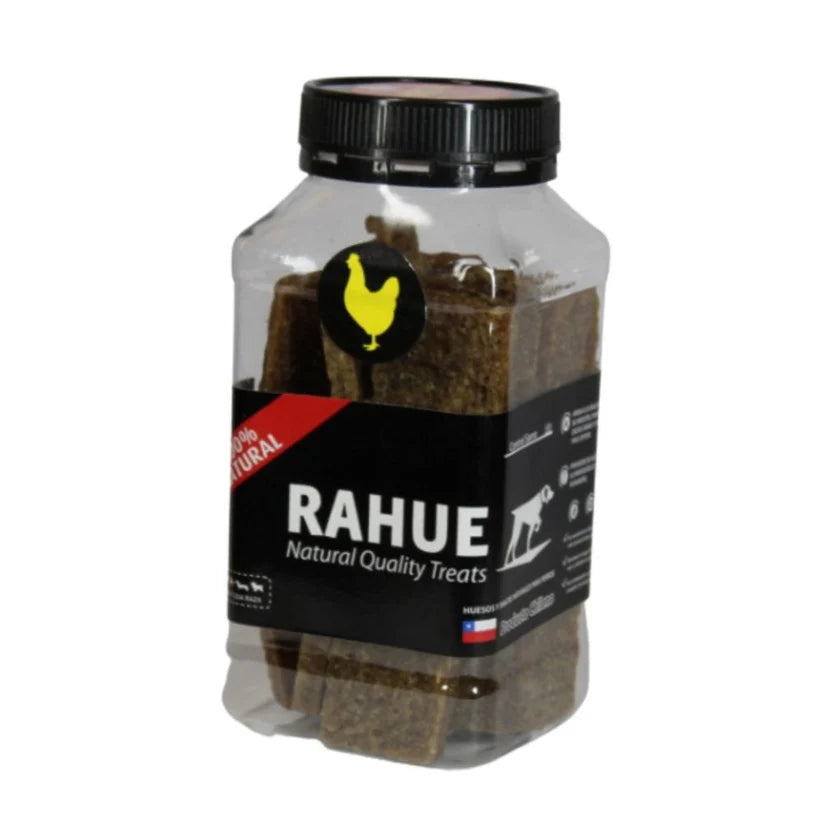 RAHUE SNACKS PERRO JERKY PROTEICO POLLO 250G
