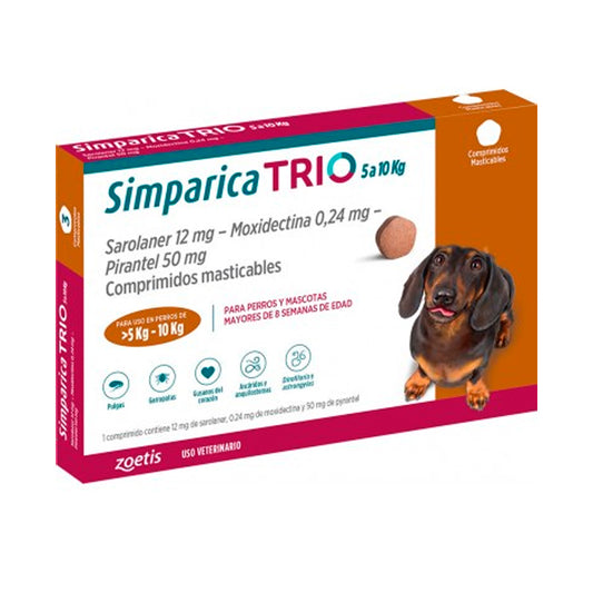 SIMPARICA TRIO 3 COMPRIMIDOS