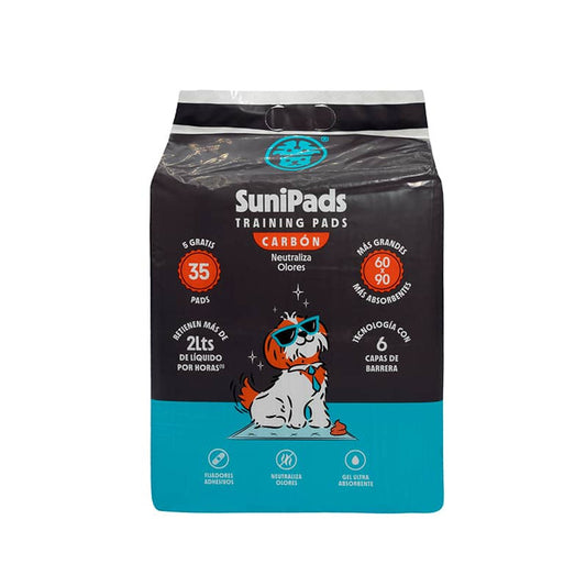 SABANILLA SUNIPADS DE CARBON 30 UNIDADES 60X90 CM