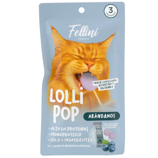FELLINI SNACK LOLLIPOP ARANDANOS 3 UN